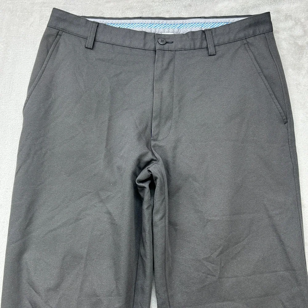 FootJoy Golf Pants Men 34x32 Gray Performance Stretch Straight Leg Chino Outdoor